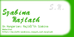 szabina majlath business card